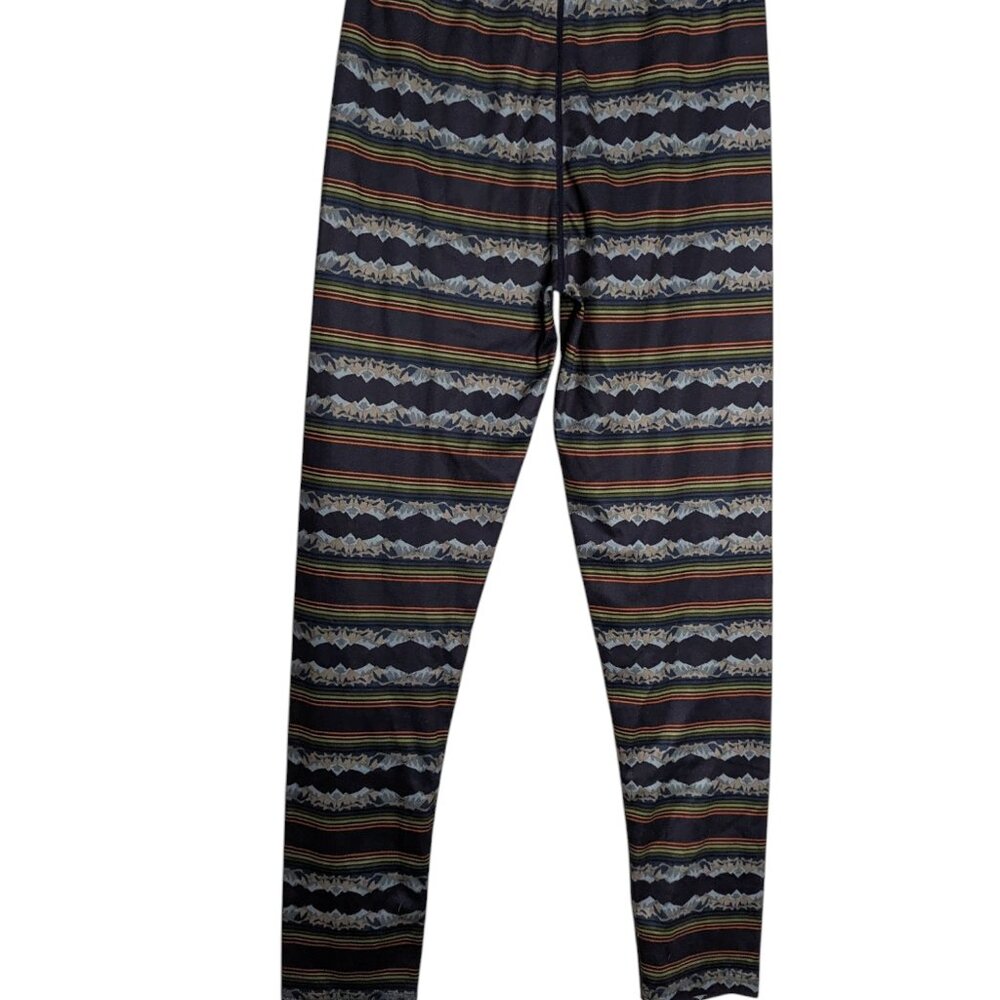 Terramar Women Medium Striped Breathable Baselayer Pants Pull On - Picture 2 of 5